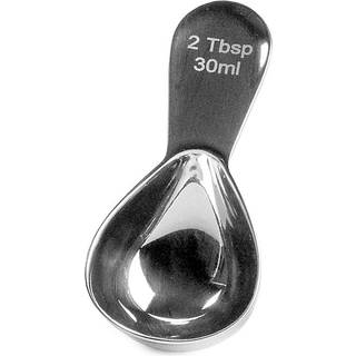 RSVP International måling ske lang rustfrit stål scoop multi-purpose til bagning af malet kaffebønner eller løs blad te komforthåndtag 2-tbsp