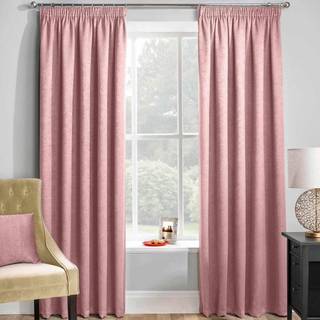 Enhanced Living Enhanced Living Pink Matrix Ready Made Blackout Pencil Pleat Curtains