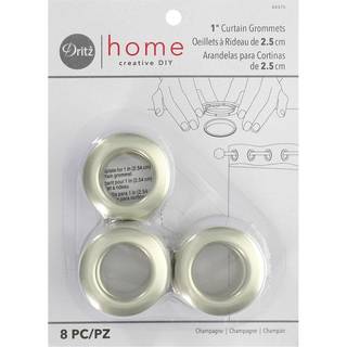 Dritz 1 """" Champagne Curtain Gromets 8 t?ller