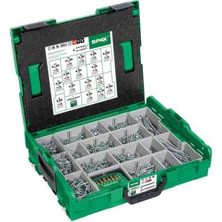 SPAX 5000009161019 Sortimentsboks TFT, STOR 16 DIM. 2400 STK
