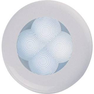 Spotlight Hella, plast, hvid, LED, 12 V, 0.5 W, med hvidt skær