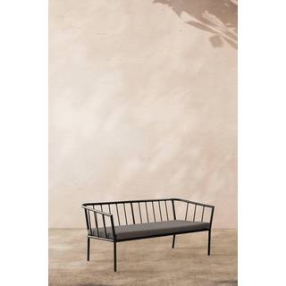 MENTON havesofa 2-pers. - Sort