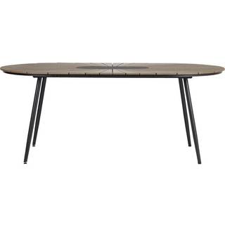 Daniel havebord 195x103cm, Sort/Brun