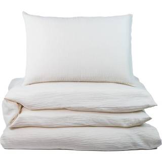 NG Baby Sengesæt Tremmeseng Musselin 100x130, Ivory