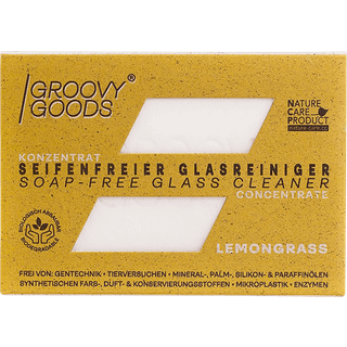 Groovy Goods Sæbefrit, fast glasrens, økologisk citrongræs 715.83 DKK/1 kg