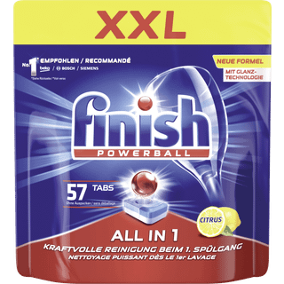 Finish Powerball All in One Lemon Opvasketabs - 57 stk