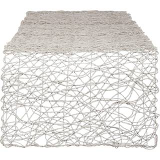 Grå vævet papirbordsløber 14x72