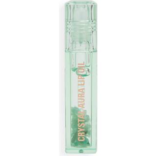 Makeup Revolution Crystal Aura Læbeolie med nærende og fugtende effekt Skygge Aventurine Cucumber 2,5 ml - 2,5 ml