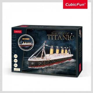 3D Puzzle Titanic med LED Pusle Spil 205218