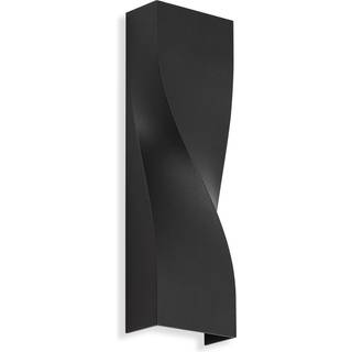 Brügge udendørs LED-væglampe up/down sort 4.000 K