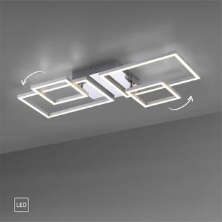 Iven LED-loftlampe, stål, 32,4x30 cm