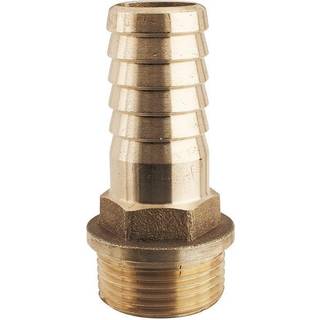 Slangnippel Maestrini Male Hose Tail "Roma" Heavy Type, messing, 1" G (BSP) (udvendig) til 32 mm (1 1/4") slange