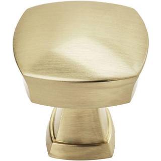 Amerock Stature 1-1/4 in (32 mm) L?ngde Golden Champagne Cabinet Knap - 10 Pack