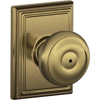 Schlage F40Geo609Add Addison Collection Georgian Privacy Knob Antik messing