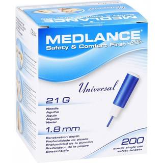 Medlance Plus 21G, Universal 1,8mm - 200 stk