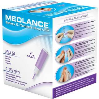 Medlance Plus 25G, Lite 1,5mm - 200 stk