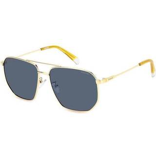 Polaroid PLD 4141/G/S/X Polarized LKS/C3 59 Solbriller Mænd Guld - Gold - 59mm