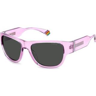 Polaroid PLD 6197/S Polarized 789/M9 55 Solbriller Mænd Purple - Transparent Lilac - 55mm