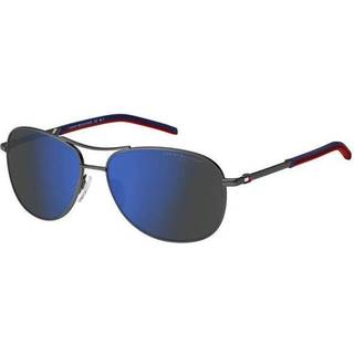 Tommy Hilfiger TH 2023/S R80/ZS 59 Solbriller Mænd Silver - Matte Dark Ruthenium - 59mm
