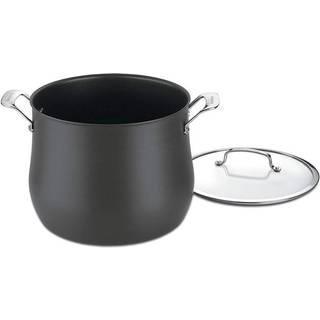 Cuisinart 12-kvart Stockpot Hard Anodized Contour rustfrit stål m/dækning 6466-26