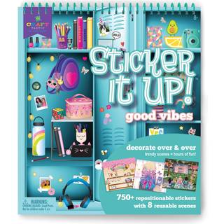 Craft-tastic klisterm?rke det op! - Genanvendelig klisterm?rke til b?rn- 750+ Repositionable Stickers Opret design p? 8 scenesider i timevis med