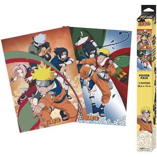NARUTO - Naruto vs Sasuke - Set 2 posters '52x38'