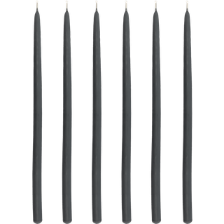 Villa Collection Altri juletræslys 30 cm 6-pak Sort