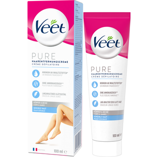 Veet Hårfjerningscreme Krop & Ben Sensibel Hud 100 ml.
