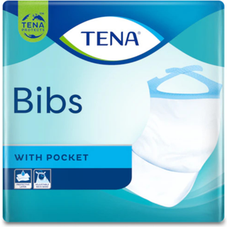 Spisestykke Tena 2-lags 68x38 cm 900 stk Hvid PE/tissue, Engangs