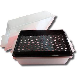 King Kooker 1113bk Plastic Breader Box med sifter en st?rrelse multi