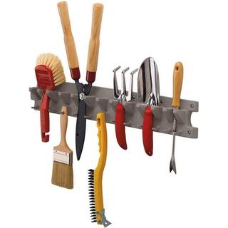 Suncast 2 'Wall Mount Tool Organizer til h?ngende gr?spl?ne og havev?rkt?jer 30 lb. V?gtkapacitet Gr?