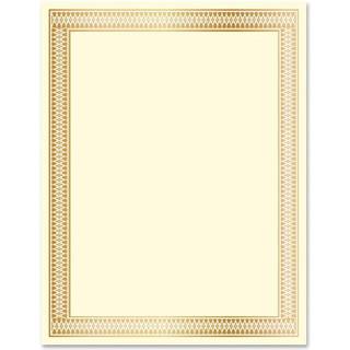 Geografik 47833 Traditionelt certifikat 24lb 10/pk guld