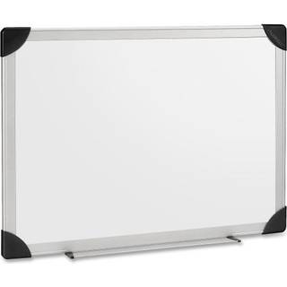 Lorell Dry-Erase Board 24 x 18-tommer aluminium/hvid