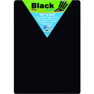 Black Dry Erase Boards 18 x 24 forsyninger Leveringer FLP40085 Flipside