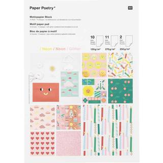 Paper Poetry Motivpapierblock Happy Birthday 23 Blatt