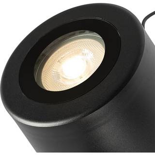 Moderne have spotlight sort rund IP65 AR111 - Lennard