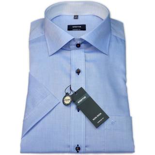 COMFORT FIT Shirt in blue plain