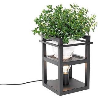 Industriel bordlampe sort - Cage Rack