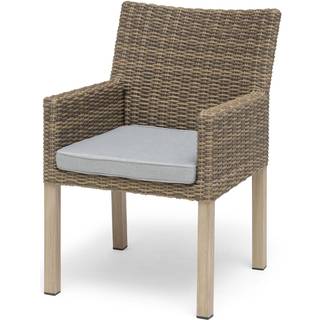 Hillerstorp, Fyrsnäs spisebordsstol naturflet/aluminium