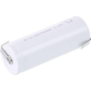 Mexcel D-3/2D7000H Special-batteri 3/2 D Tåler høj temperatur, Flat-Top NiCd 1.2 V 7000 mAh