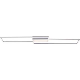 LED-loftlampe Asmin, CCT, stål, 109,5x25,7 cm