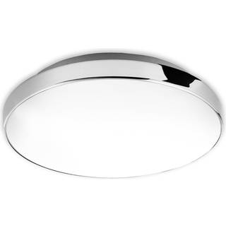 LED-loftslampe Malbona, kromramme, Ø 28,5 cm