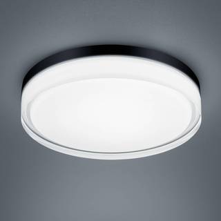 Helestra Tana LED-loftslampe, sort, Ø 33 cm