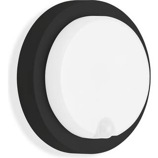 Udendørs LED-væglampe Dortmund Ø17cm sort