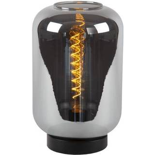 Joanet bordlampe med røgglas, Ø 22 cm