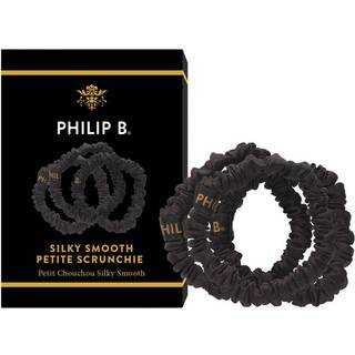 Philip B Petite Black Scrunchie - 3 stk.