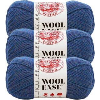 (3 pakke) Lion Brand Yarn Wool-Ease Yarn Blue Mist