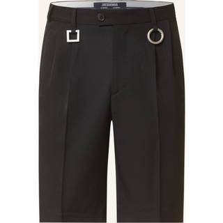 Jacquemus Le short rond carrÃ© virgin wool shorts - black - EU 50