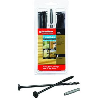 Fastenmaster fmhlgm006-12 Headlok Heavy-Duty Flathead Fastener 6 inches 12-count sort