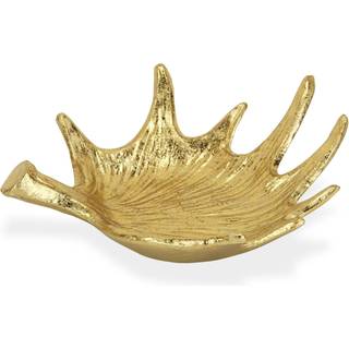 Widal Golden Cast Iron Antler Decor Dish
